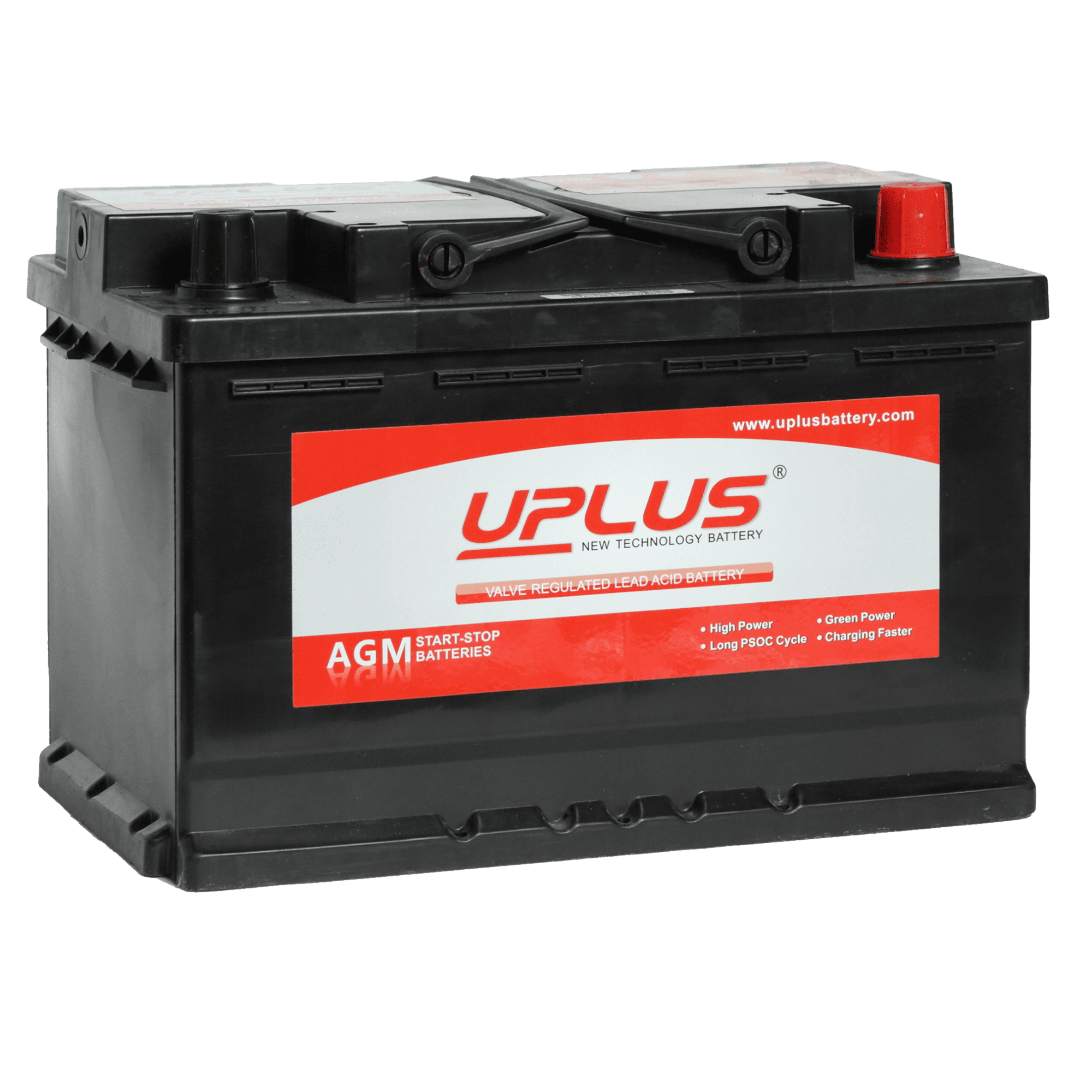 Автомобильная аккумуляторная батарея UPLUS EN Start-Stop AGM-L3, 0 B13, 70 Ач, L3 DIN, 0/1
