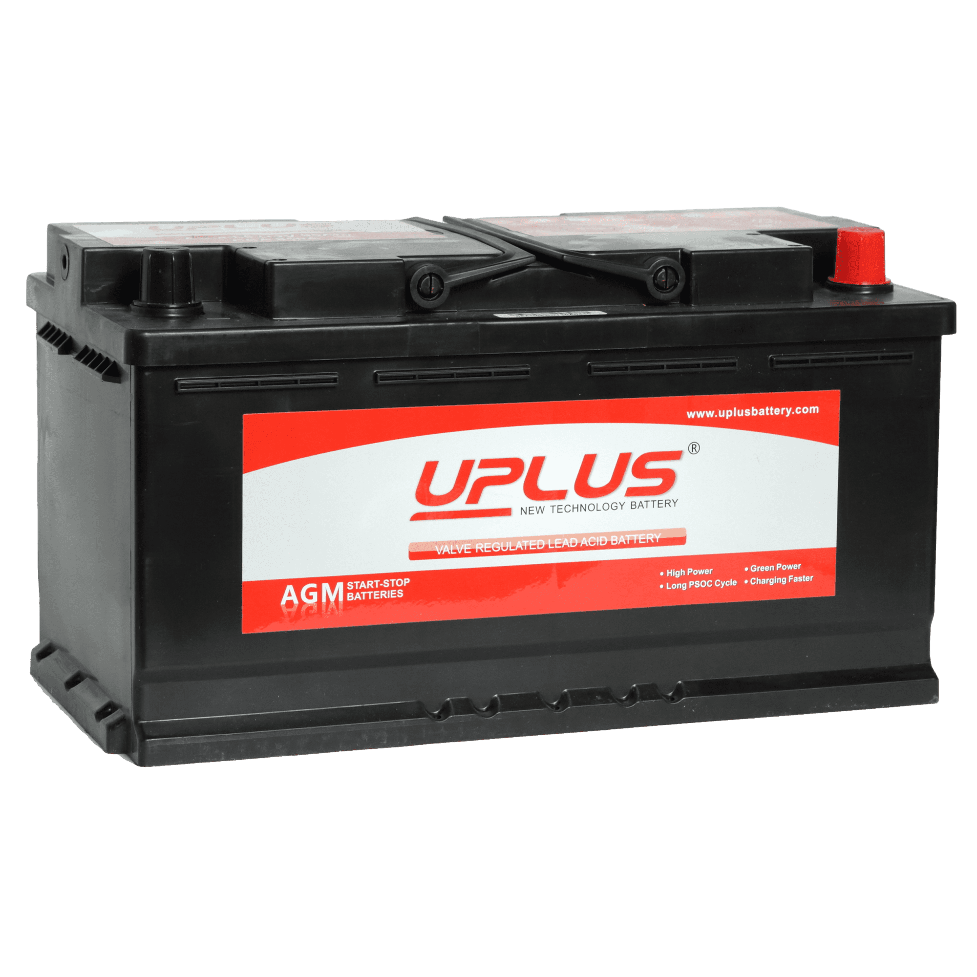 Автомобильная аккумуляторная батарея UPLUS EN Start-Stop AGM-L5, 0 B13, 95 Ач, L5 DIN, 0/1