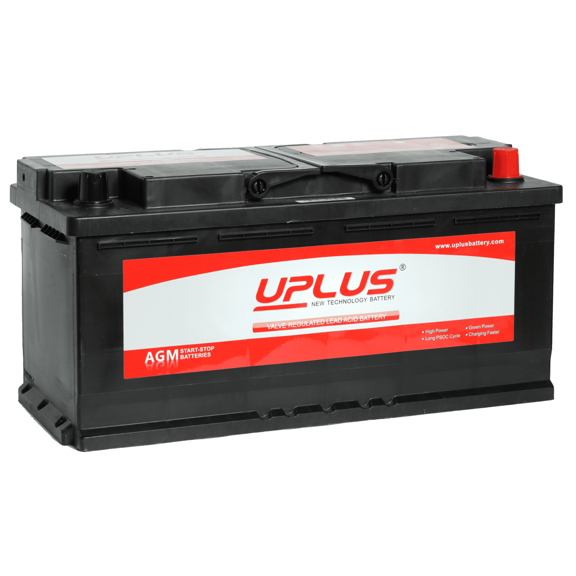 Автомобильная аккумуляторная батарея UPLUS EN Start-Stop AGM-L6, 0 B13, 105 Ач, L6 DIN, 0/1