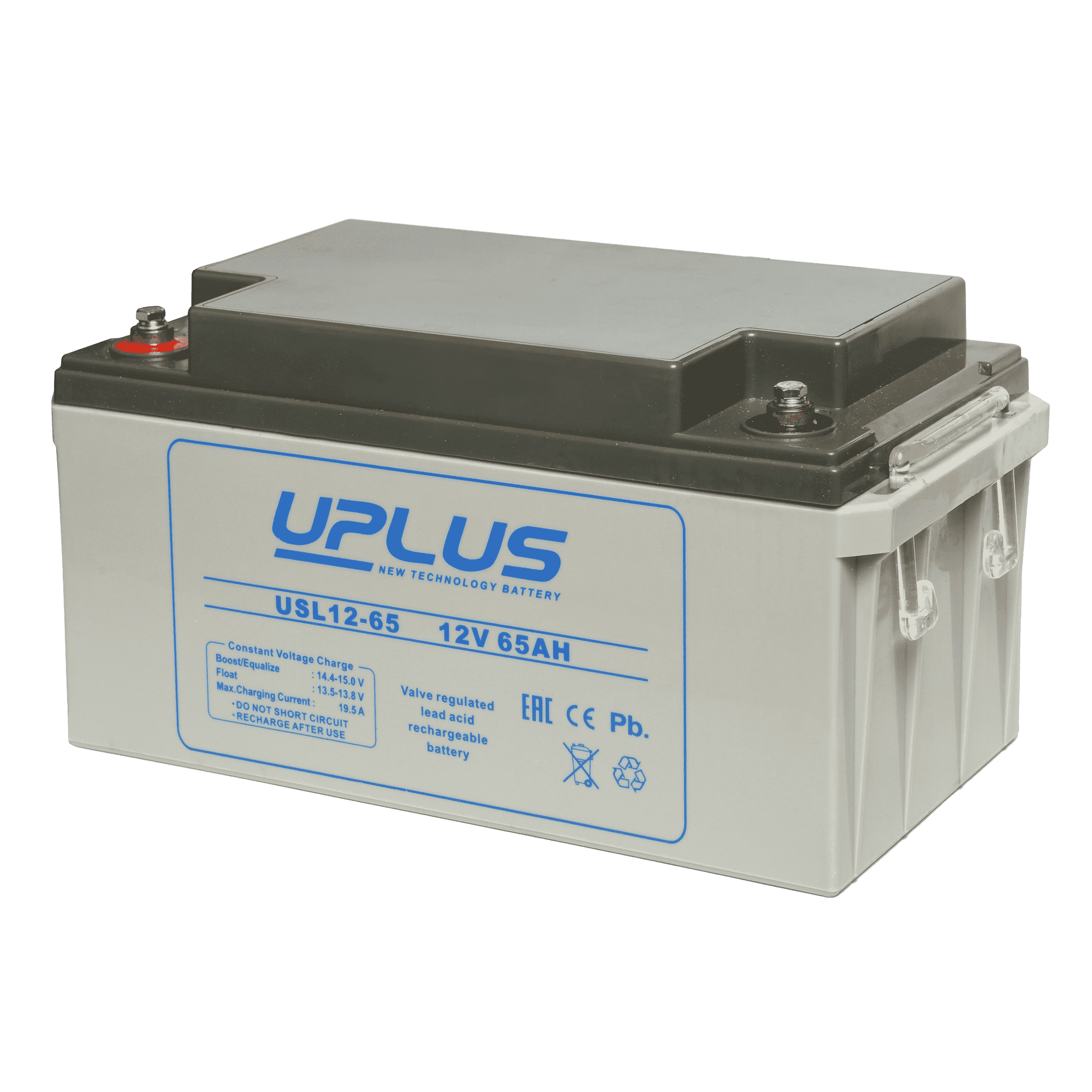 AGM-VRLA батарея для UPS UPLUS USL - Long Life Standby USL12-65, 68,2 Ач