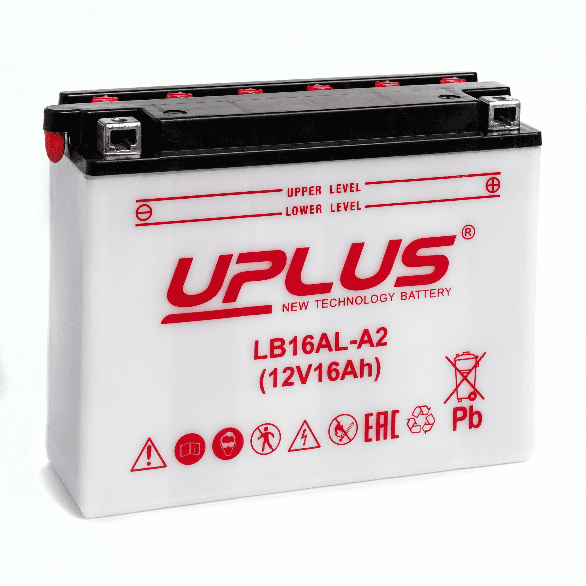 Мотоциклетная аккумуляторная батарея UPLUS LB High Performance LB16AL-A2 (with sensor), 16 Ач,
