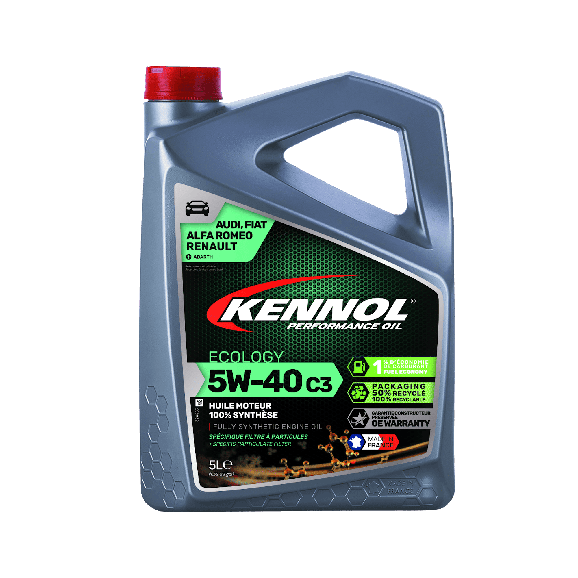 Моторное масло KENNOL ECOLOGY 5W40 C3 5L 193053