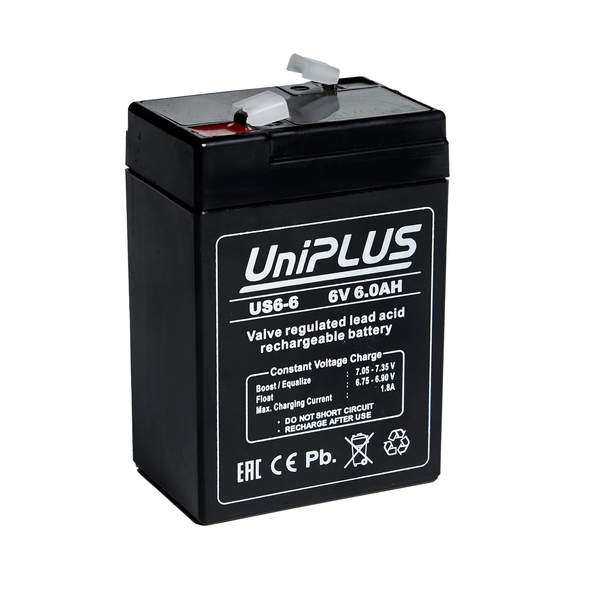 AGM-VRLA батарея для UPS UniPLUS US-GENERAL PURPOSE US6-6, 6 Ач