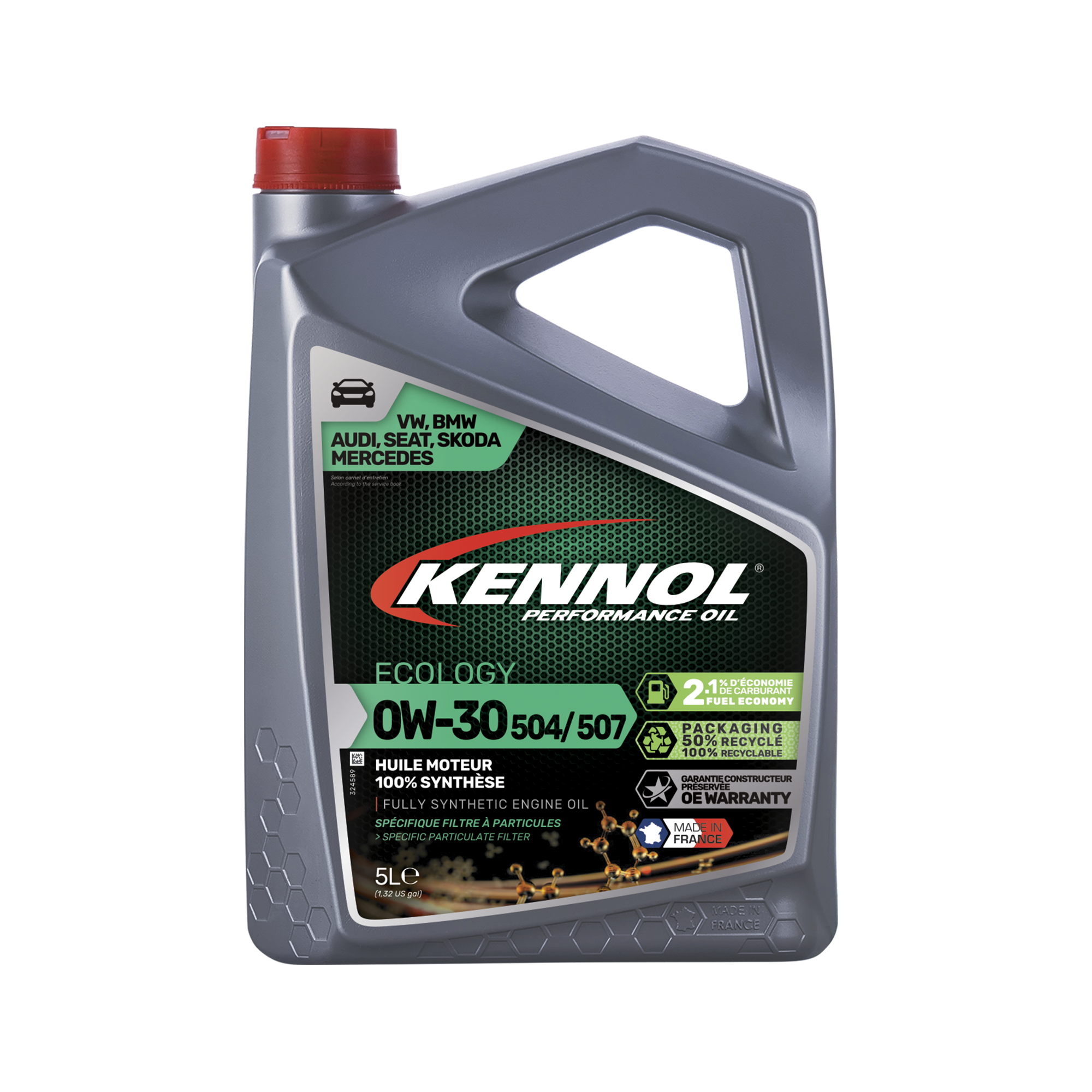 Моторное масло KENNOL ECOLOGY 0W30 504/507 5L 193773