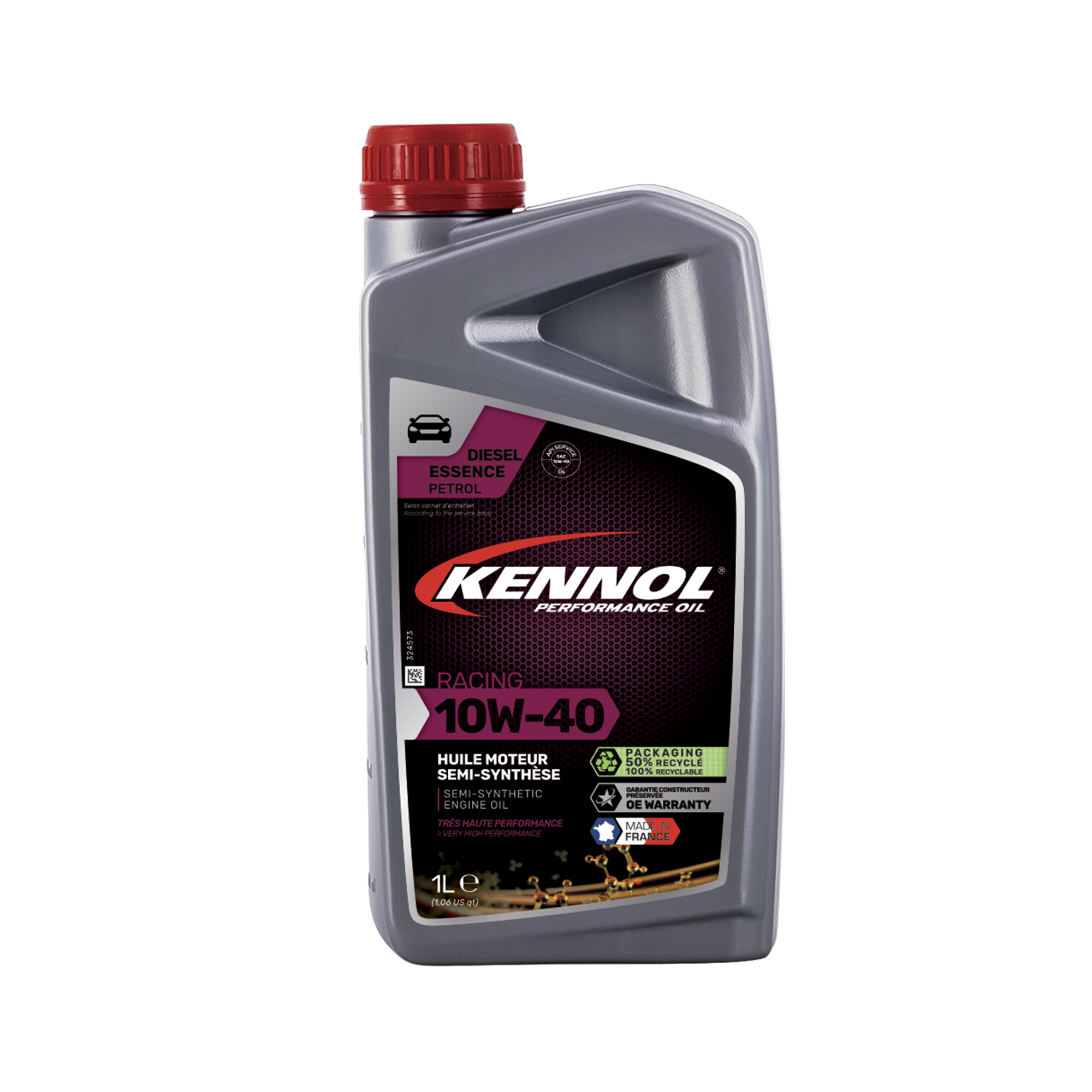 Моторное масло KENNOL RACING 10W-40 SEMI SYNTHETIC 1L 193411