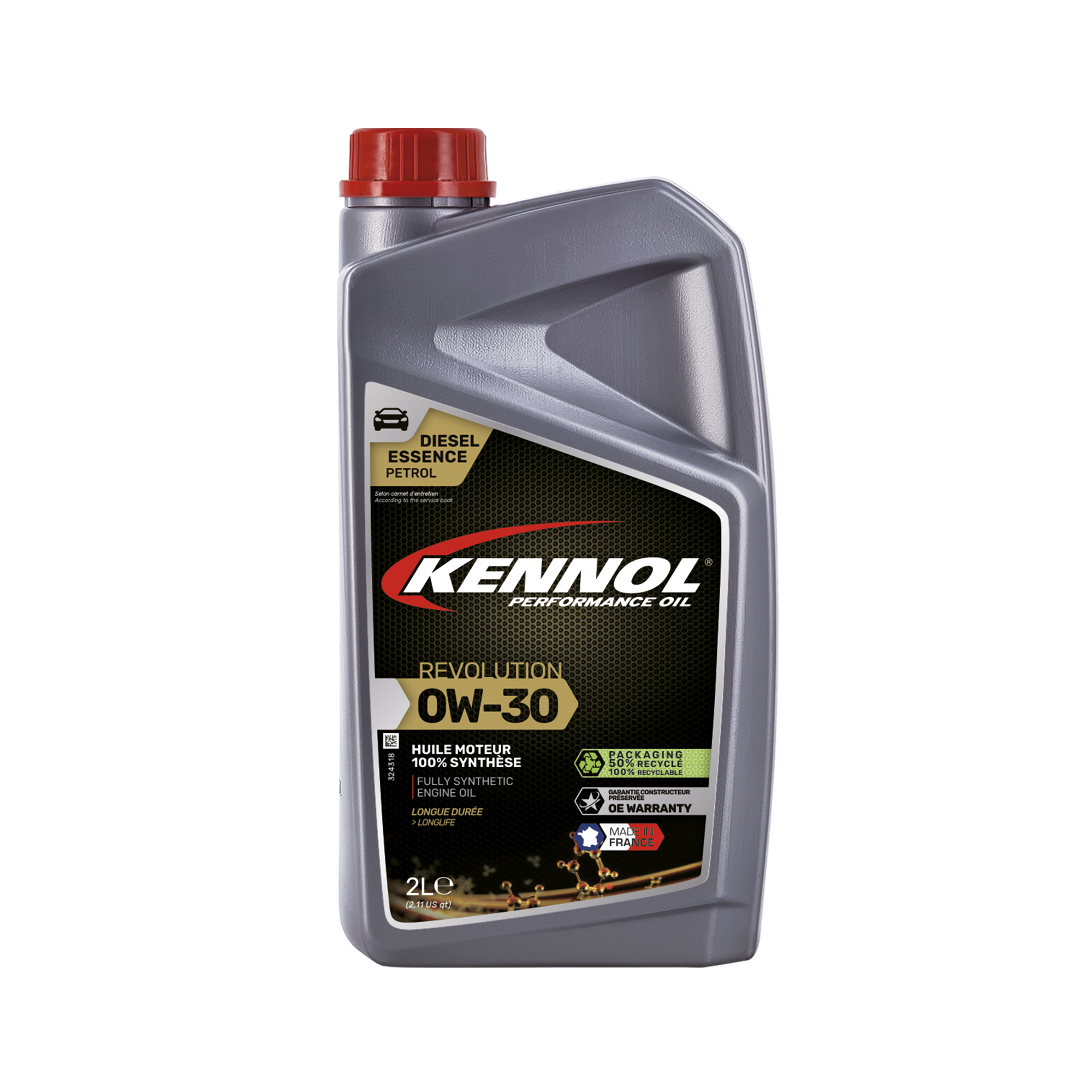 Моторное масло KENNOL REVOLUTION 0W30 2L 193032