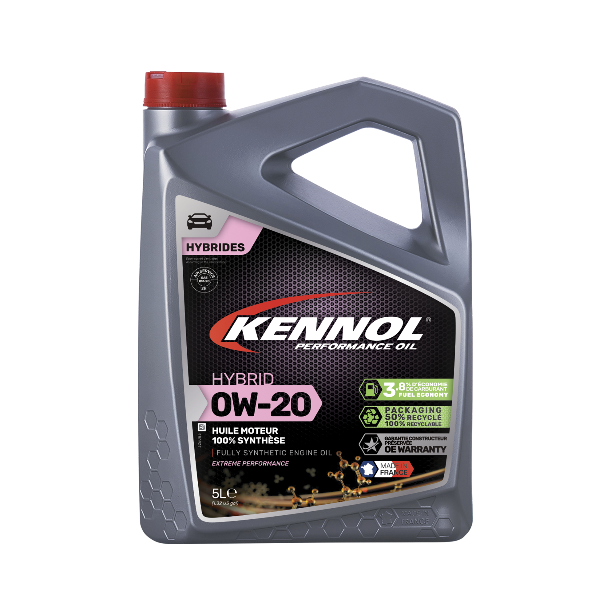 Моторное масло KENNOL HYBRID 0W20 5L 192443
