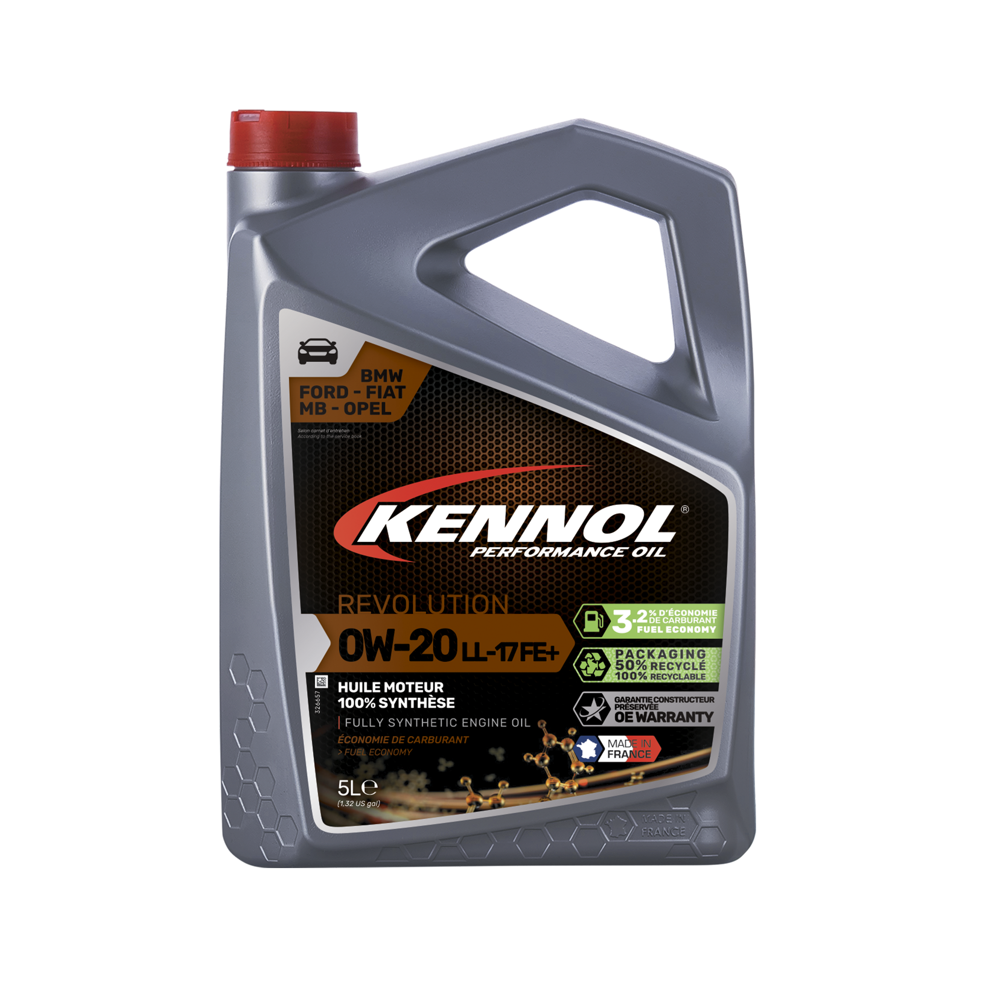 Моторное масло KENNOL REVOLUTION BMW LL-17 0W-20 5L 192593